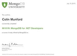 MongoDB For .NET Developers