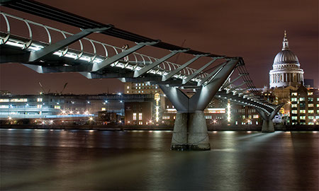 London Millennium Footbridge - Date Taken 14 Nov 2006